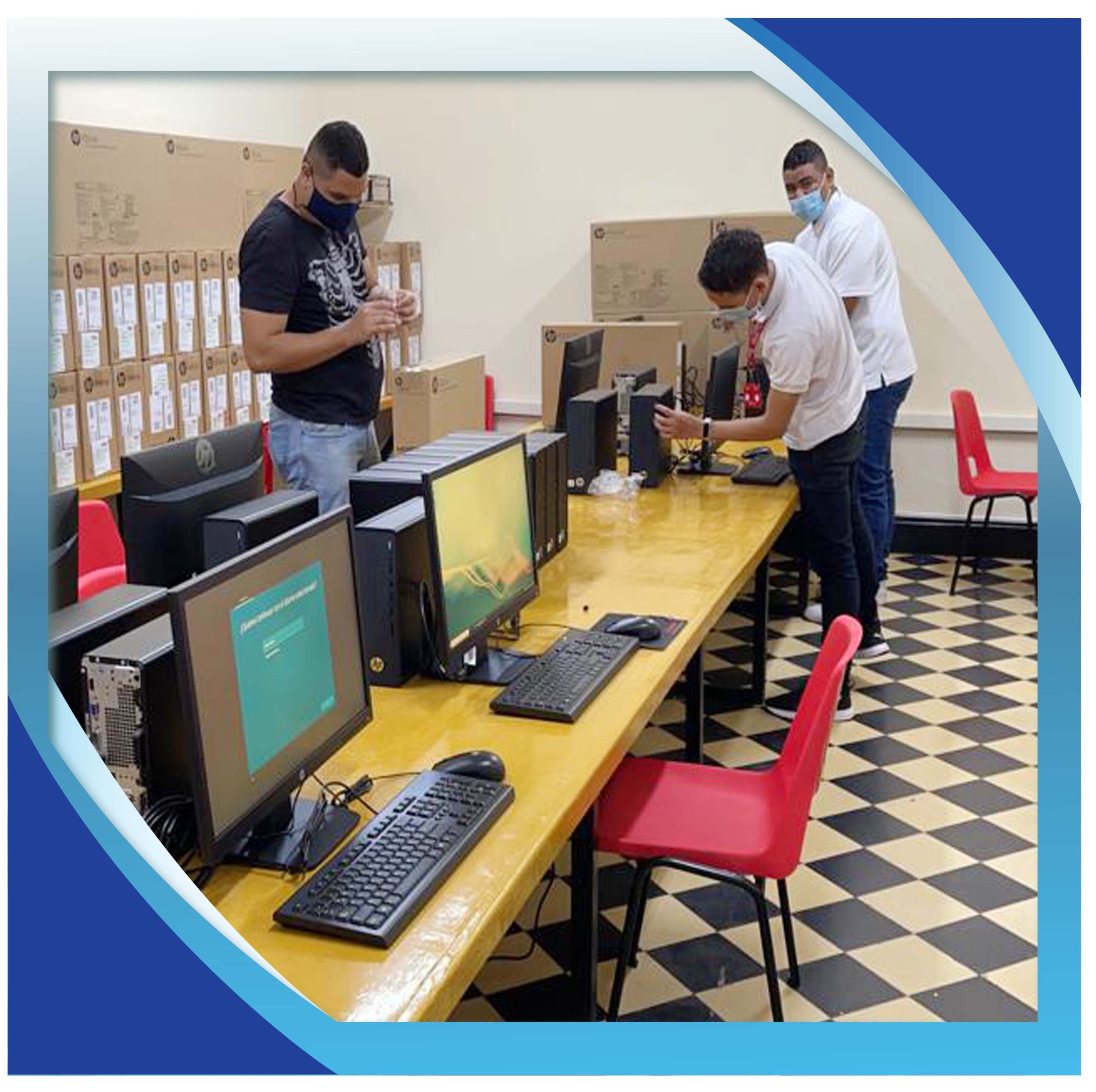 Renovación Tecnológica equipos de cómputo Salas de Informática PCA Corporación Politécnico de la Costa Atlántica